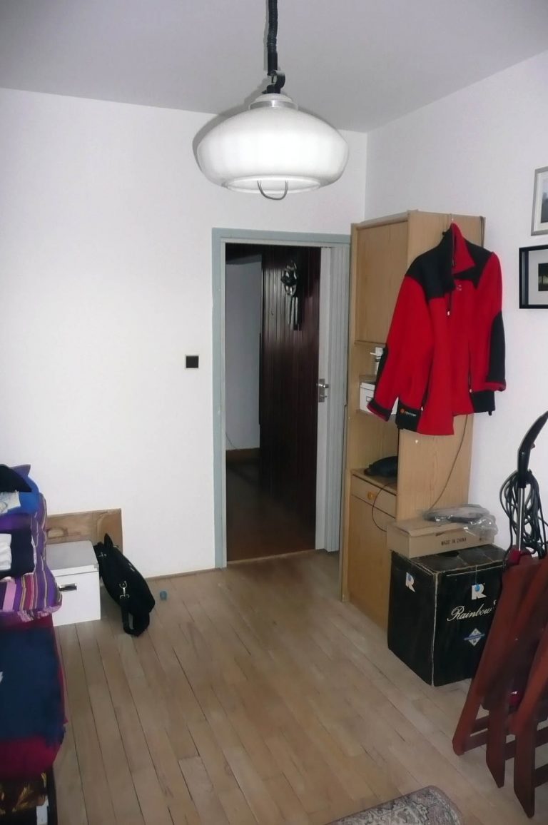 Pôvodný stav – detská izba, navrhovaná spálňa.